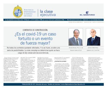 contratos, caso fortuito, contratos de construcción