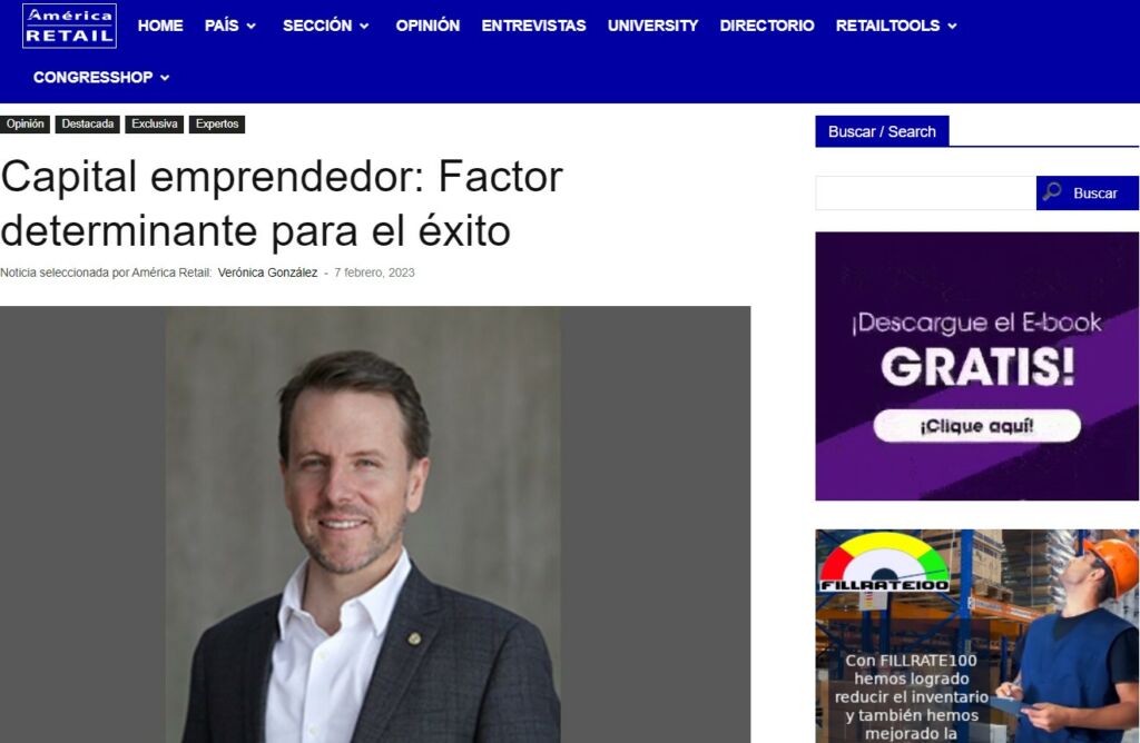 Capital emprendedor, Michael Leatherbee